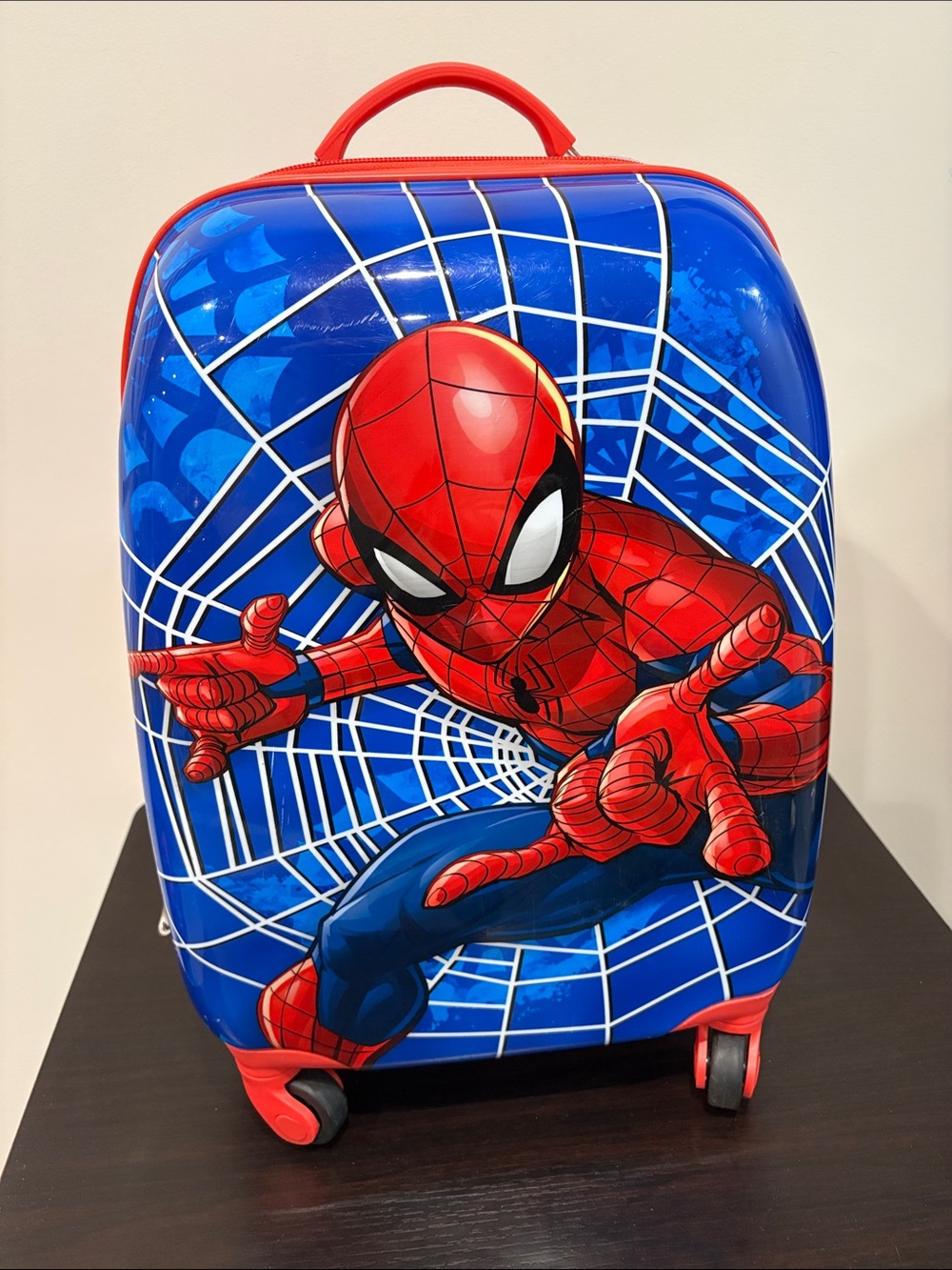 Heys Kids Spider-Man  Rolling Suitcase - Red & Blue